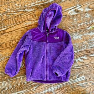 The North Face Girls Fleece Hooded jacket 4T